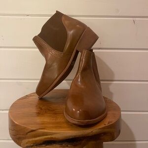 Brand New Brown Faux Leather Boots